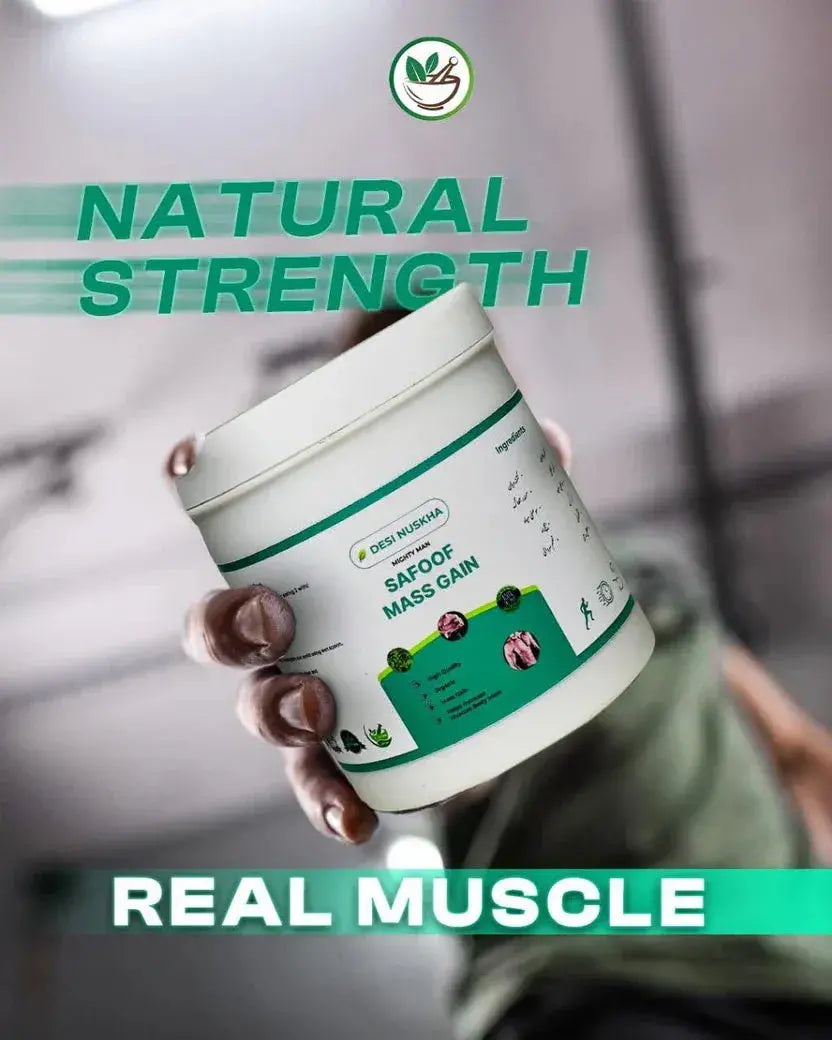 Safoof Mass Gain – Natural Herbal Weight Gainer (21 Days Formula)