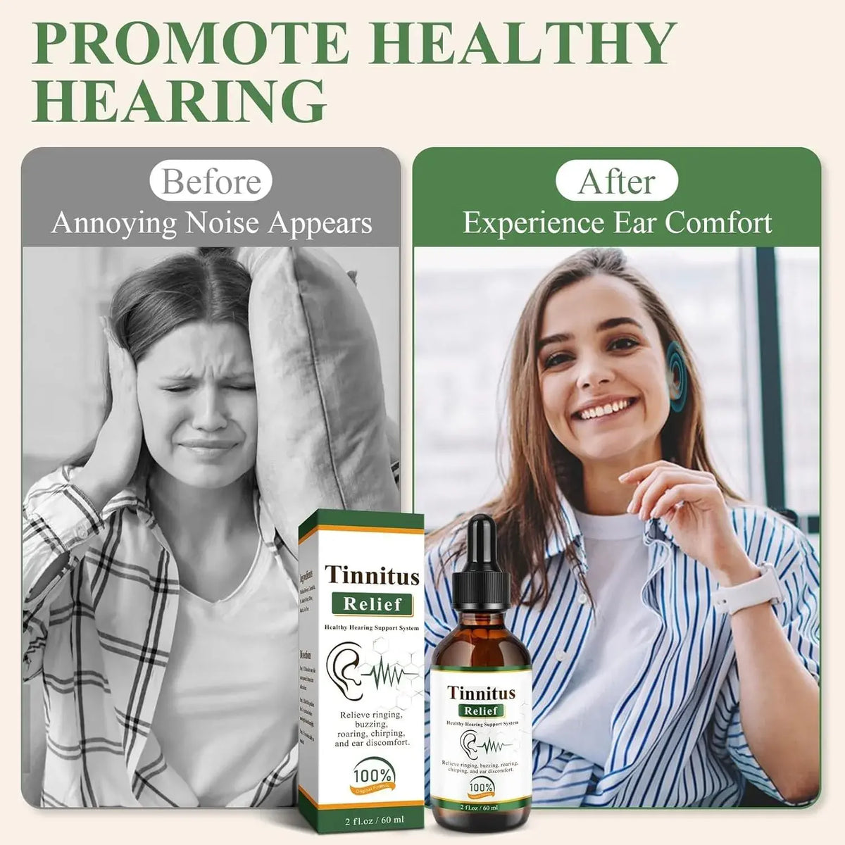 Tinnitus Relief Drops (کان کےتمام مسائل کےلیے)