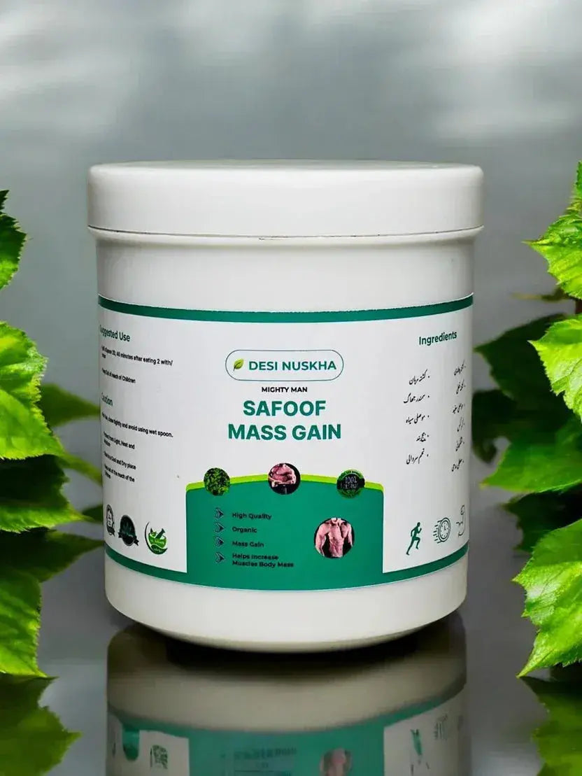 Safoof Mass Gain – Natural Herbal Weight Gainer (21 Days Formula)